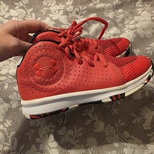 Under Armour Kids Bright Red Sneakers